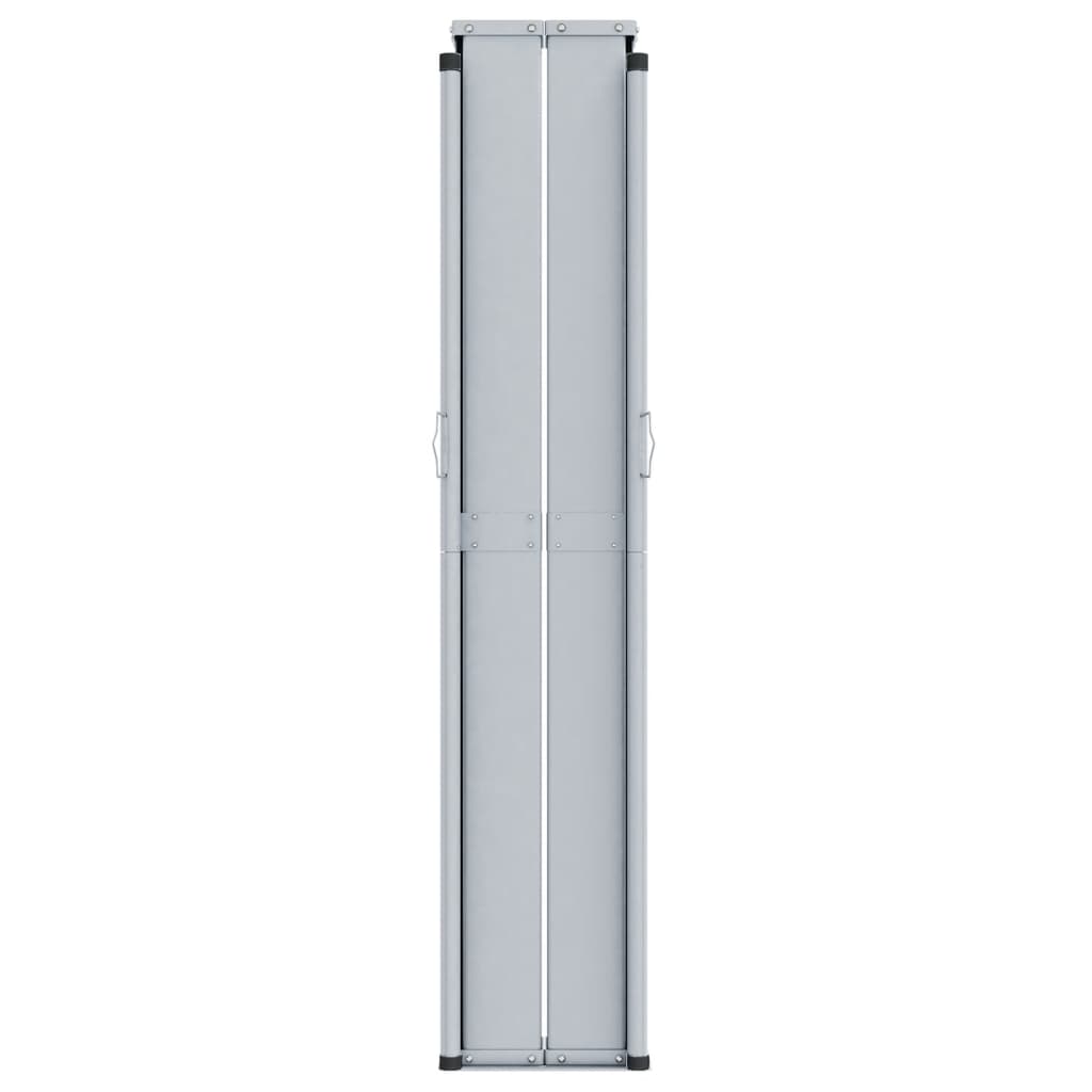 Windscherm uittrekbaar 220x1000 cm antracietkleurig 220 x 1000 cm