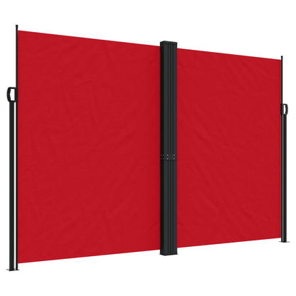 Windscherm Uittrekbaar Rood 220 x 1000 cm