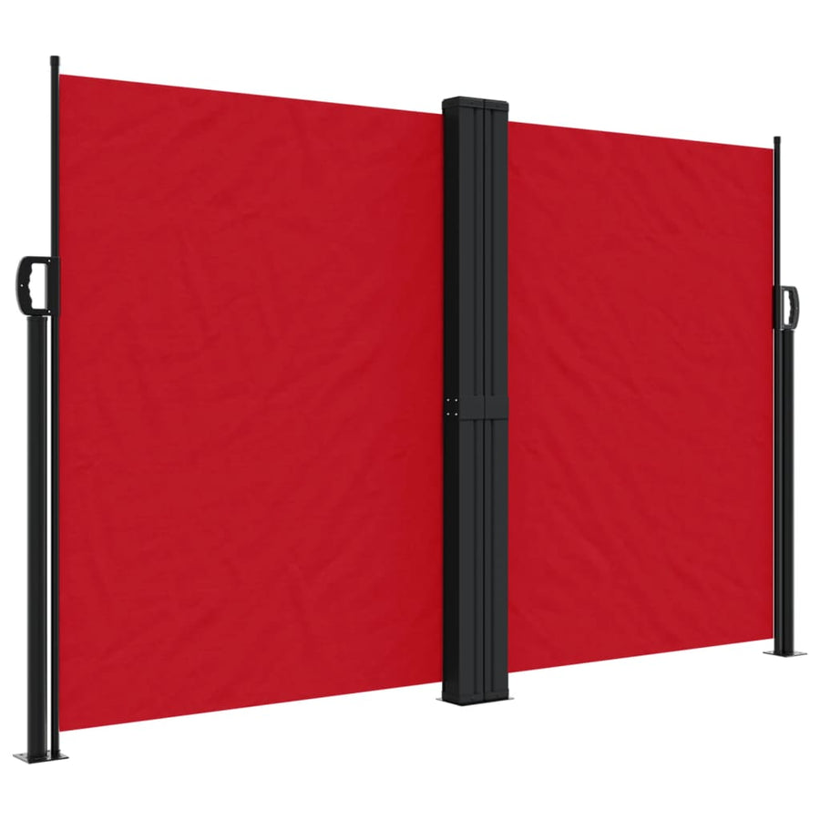 Windscherm Uittrekbaar Rood 160 x 1200 cm