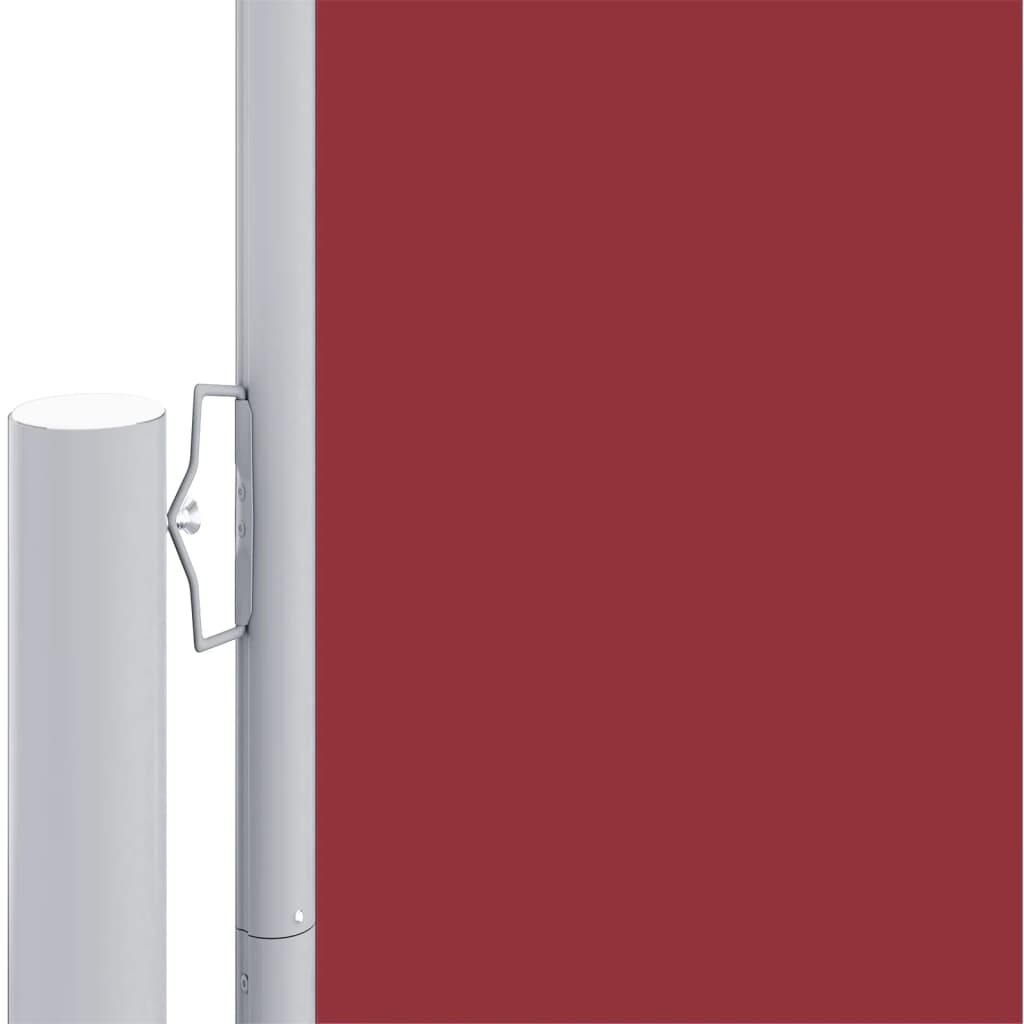Windscherm Uittrekbaar Rood 180 x 1200 cm