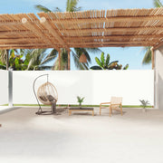 Retractable side awning 200x1200 cm cream