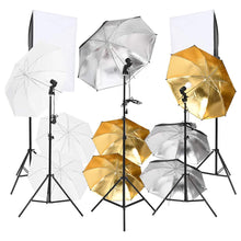 Fotostudioset Met Verlichtingsset En Softboxen 9