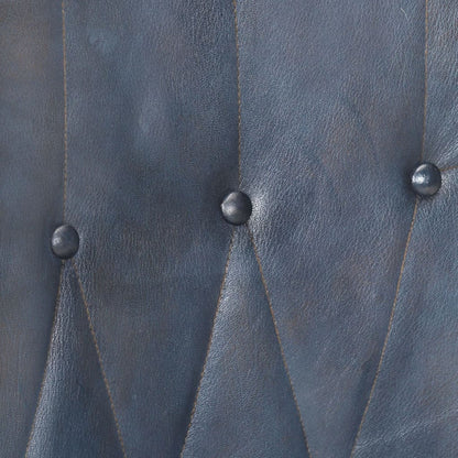 Fauteuil echt leer grijs Grijs Echt leer