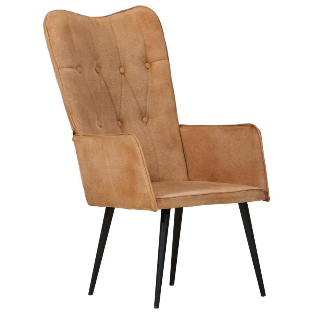 Fauteuil canvas bruin Bruin Canvas