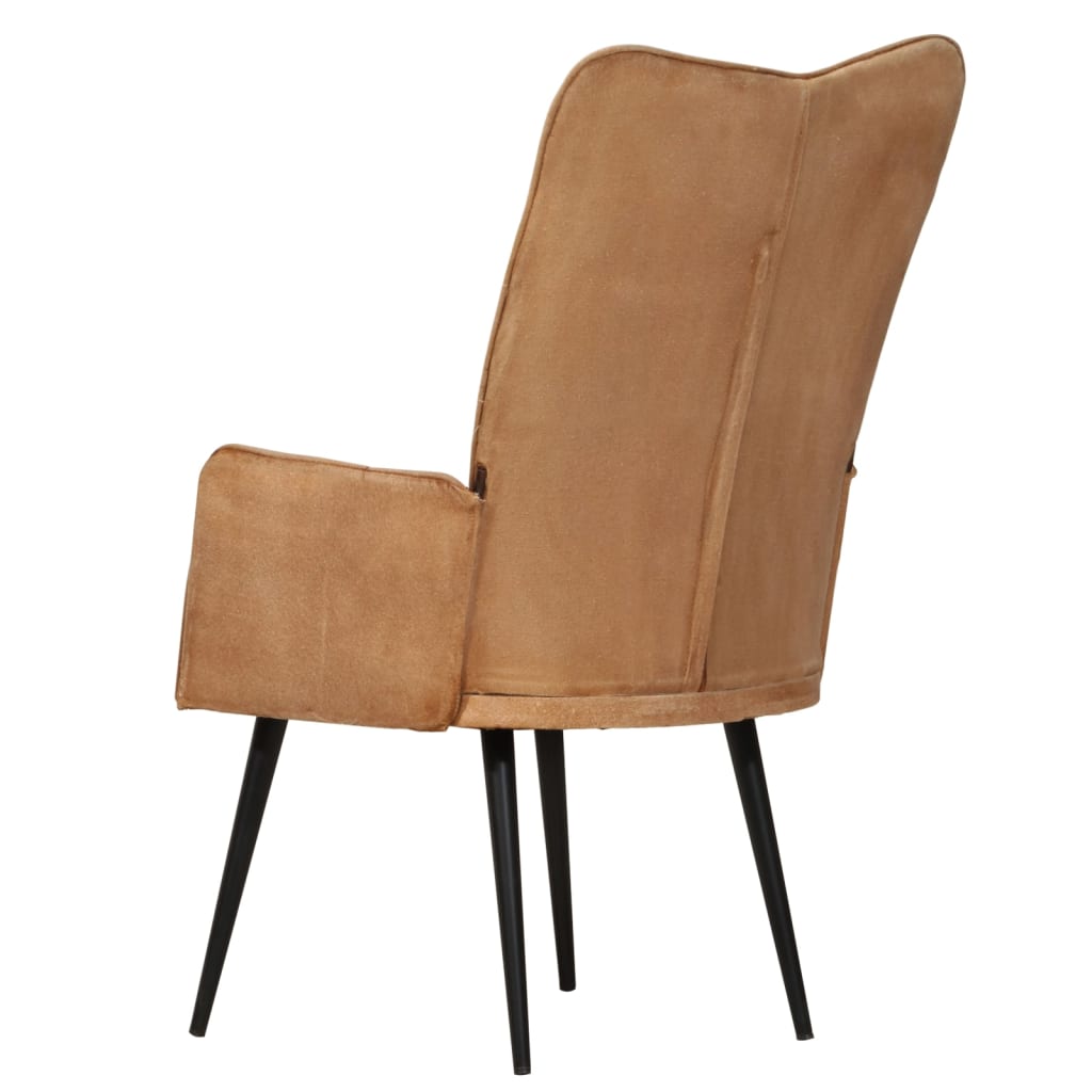 Fauteuil canvas bruin Bruin Canvas