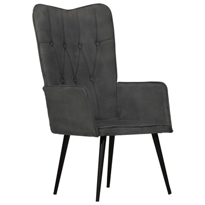 Fauteuil canvas zwart Zwart Canvas