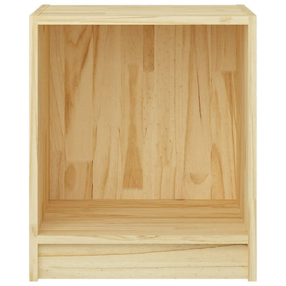 Nachtkastje 35,5X33,5X4,5 Cm Massief Grenenhout 1 Naturel