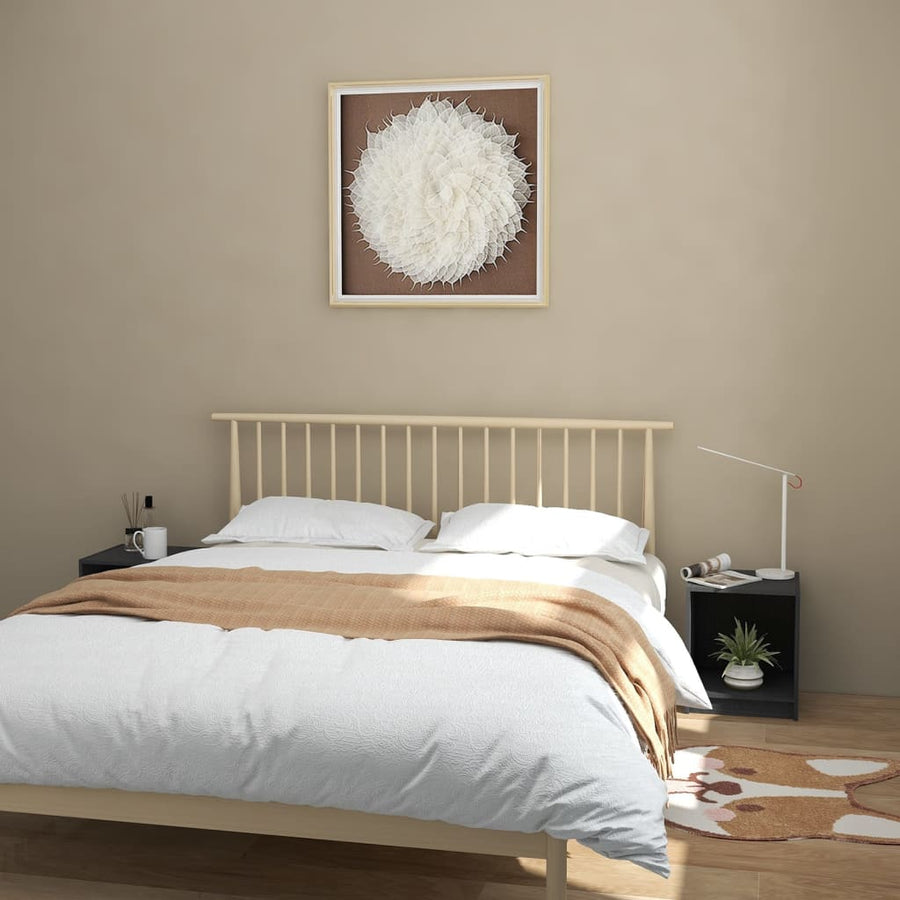 Nachtkastjes St 35,5X33,5X41,5 Cm Massief Grenenhout 2 Grijs
