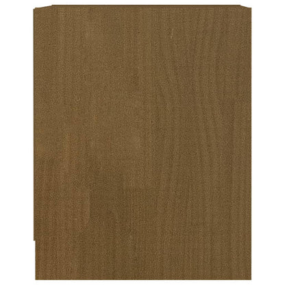 Nachtkastjes St 35,5X33,5X41,5 Cm Grenenhout 2 Honingbruin