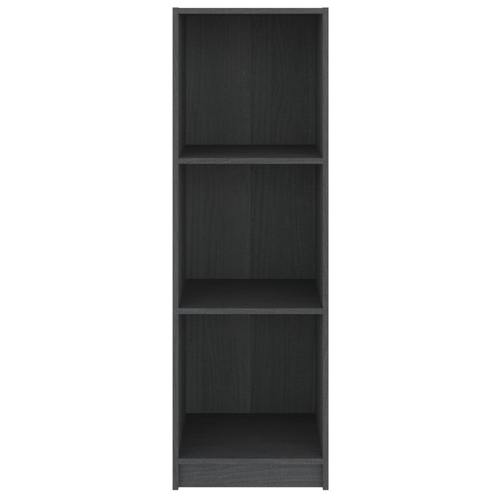 Boekenkast/Kamerscherm 36X33X0 Cm Massief Grenenhout Grijs