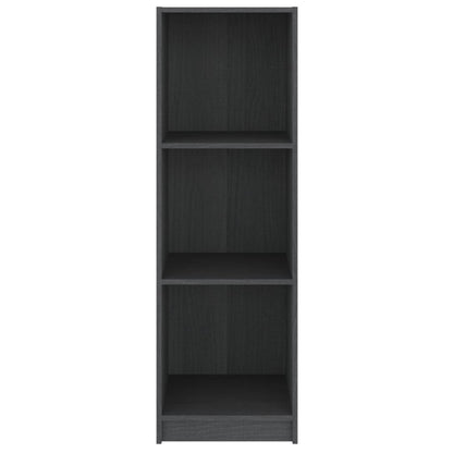 Boekenkast/Kamerscherm 36X33X0 Cm Massief Grenenhout Grijs