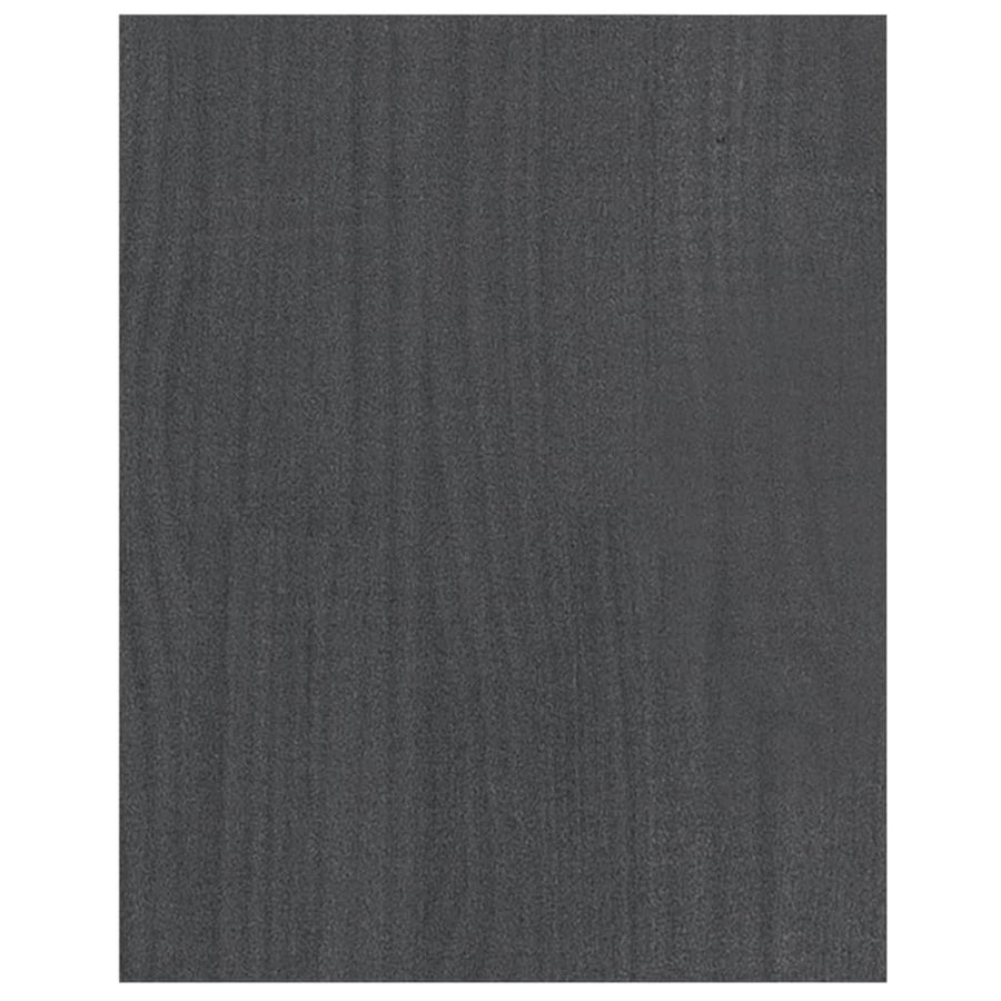 Tv-Meubel 70X33X42 Cm Massief Grenenhout Grijs