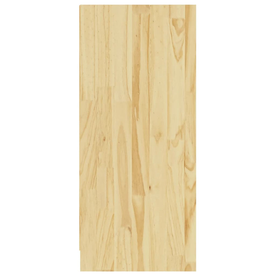 Dressoir 70X33X76 Cm Massief Grenenhout Naturel