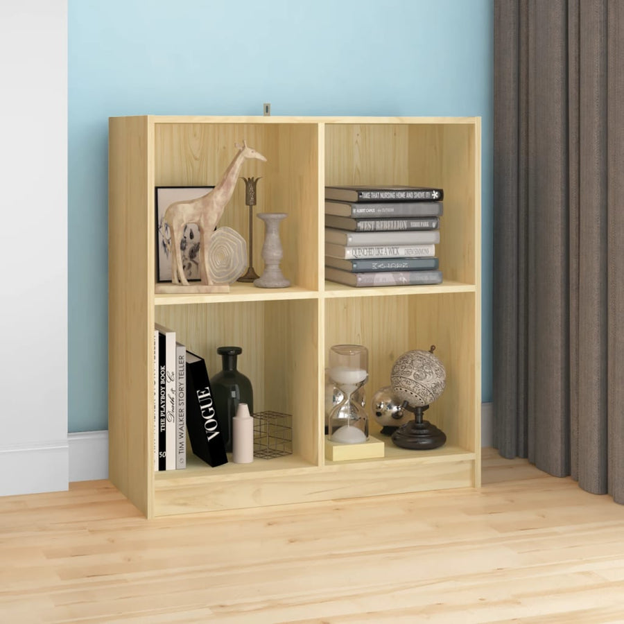 Dressoir 70X33X76 Cm Massief Grenenhout Naturel