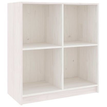 Dressoir 70X33X76 Cm Massief Grenenhout Wit