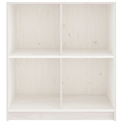 Dressoir 70X33X76 Cm Massief Grenenhout Wit
