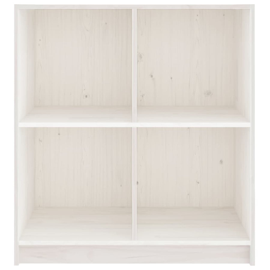 Dressoir 70X33X76 Cm Massief Grenenhout Wit