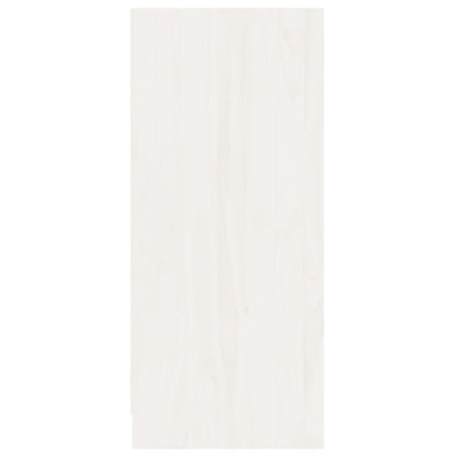 Dressoir 70X33X76 Cm Massief Grenenhout Wit