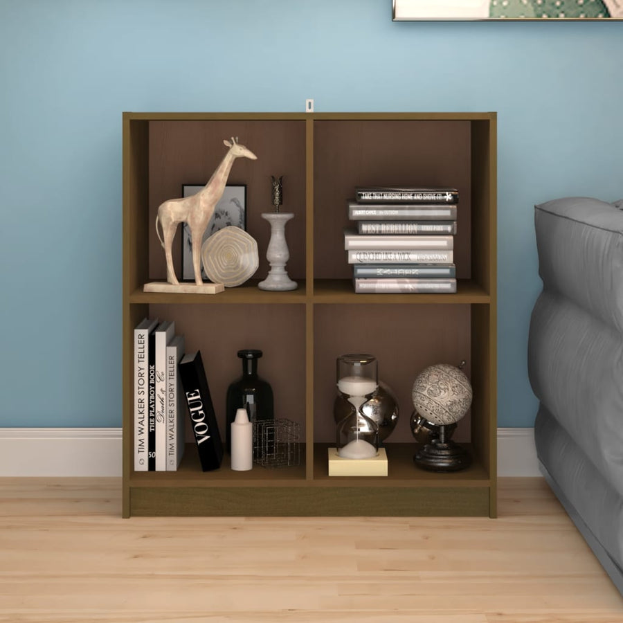 Dressoir 70X33X76 Cm Massief Grenenhout Honingbruin