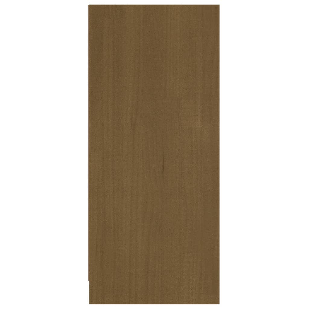 Dressoir 70X33X76 Cm Massief Grenenhout Honingbruin