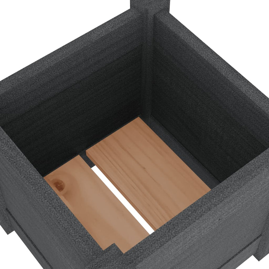 Plantenbakken 3X3X3 Cm Massief Grenenhout 2 1 Grijs