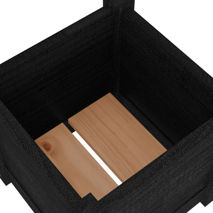 Plantenbakken 3X3X3 Cm Massief Grenenhout 2 1 Zwart