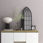 Mirror 70x30 cm iron black