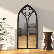 Spiegel 70x30 cm ijzer zwart