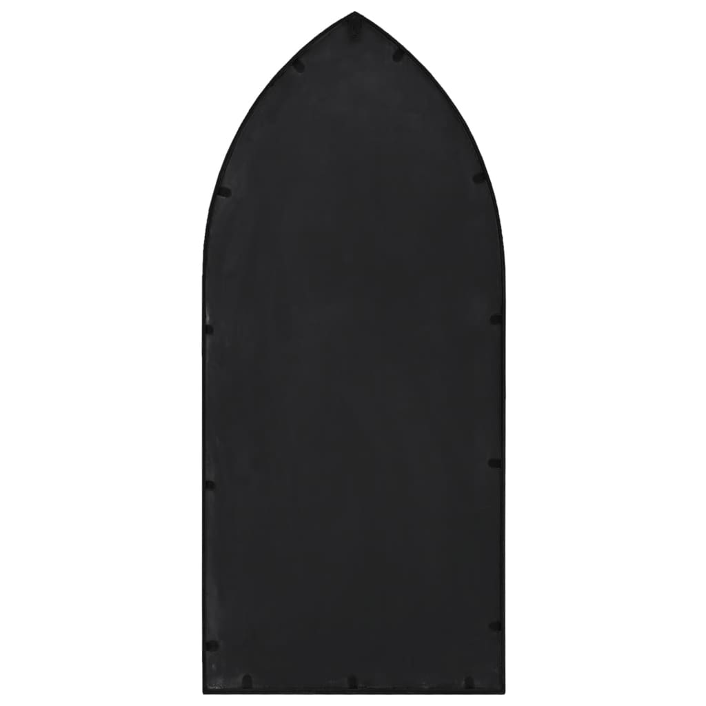 Spiegel Ijzer 100 x 45 cm Zwart