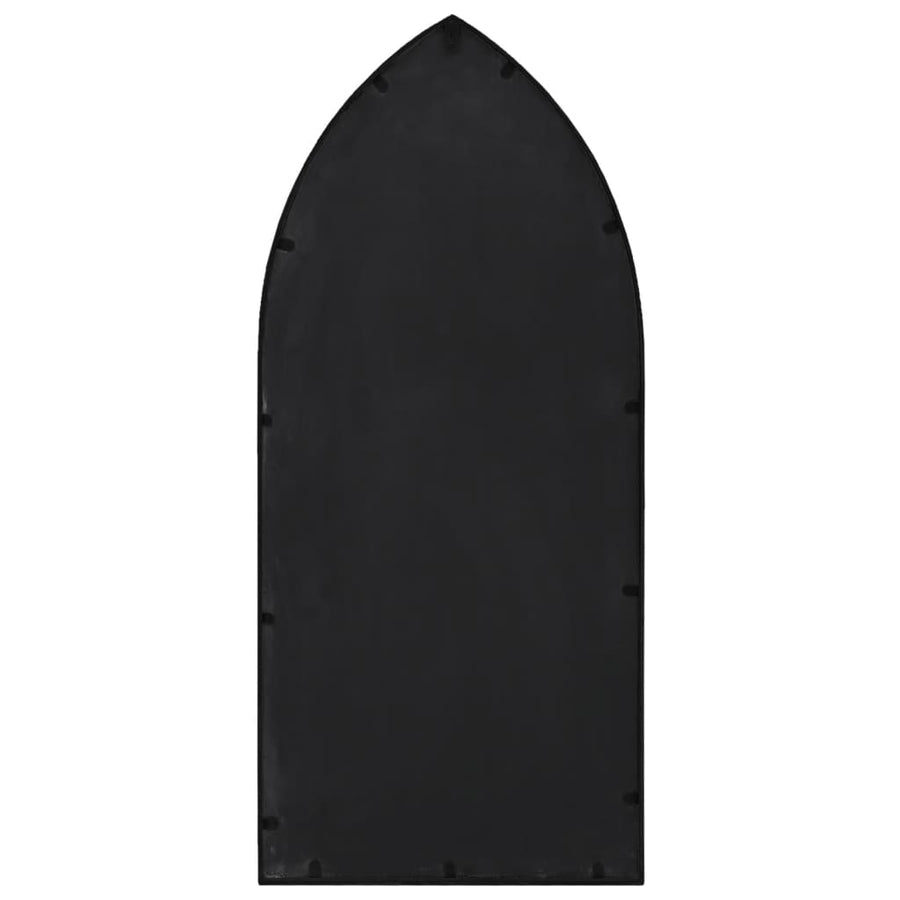 Spiegel Ijzer 100 x 45 cm Zwart