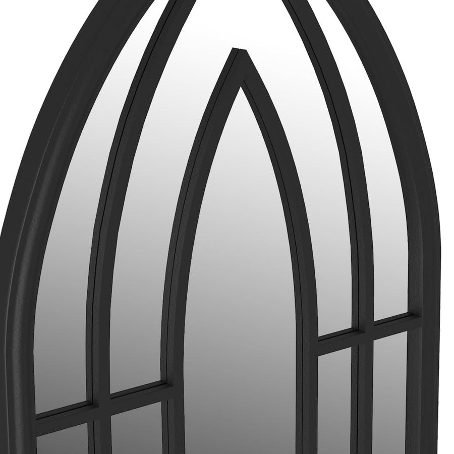 Spiegel Ijzer 100 x 45 cm Zwart