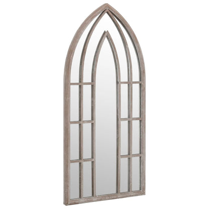 Spiegel 70x30 cm ijzer zandkleurig