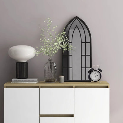 Spiegel Ijzer 70 x 30 cm Zwart