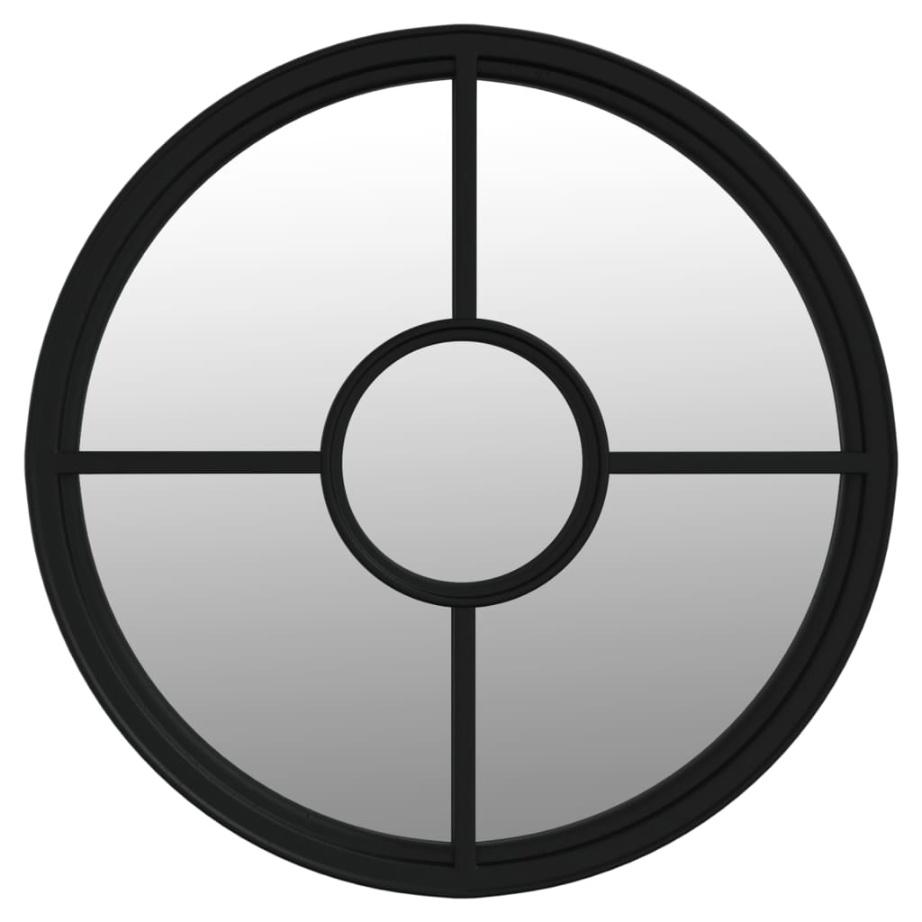 Spiegel Rond Ijzer Zwart