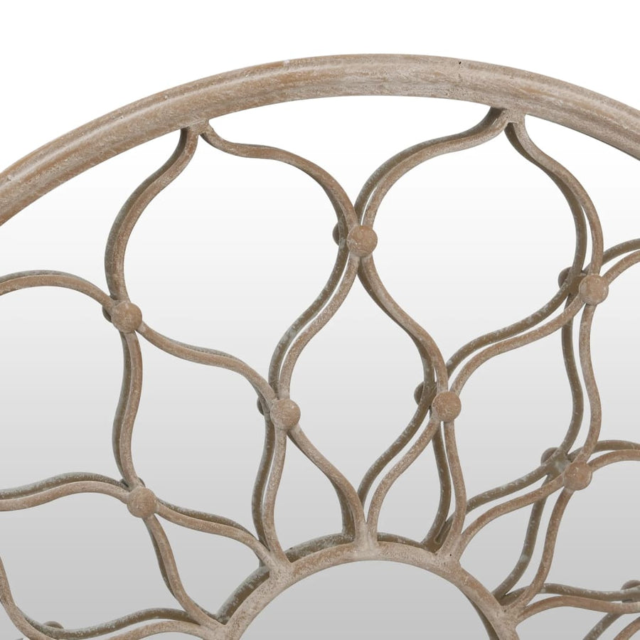 Spiegel Rond 40X3 Cm Ijzer Zandkleurig 1 40 x 3 cm