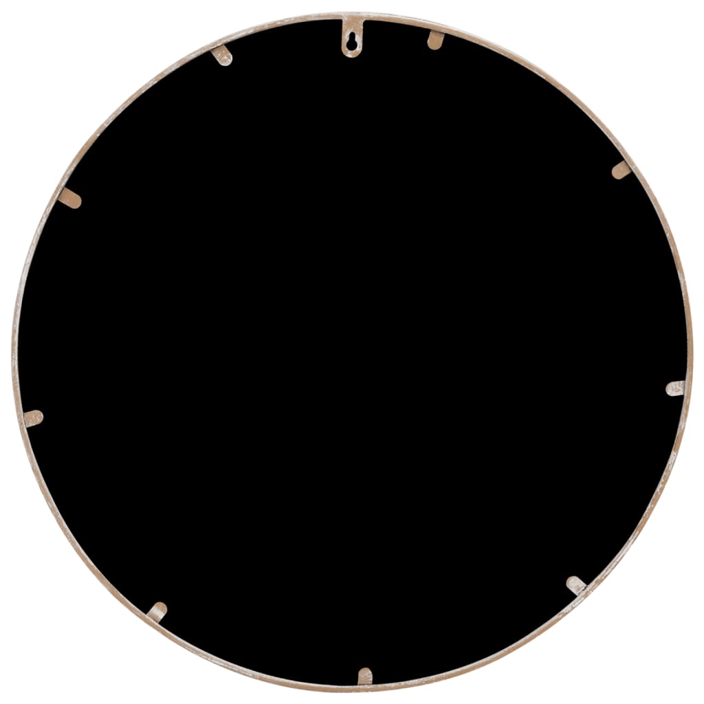 Spiegel Rond 40X2,5 Cm Ijzer Zandkleurig 40 x 2.5 cm