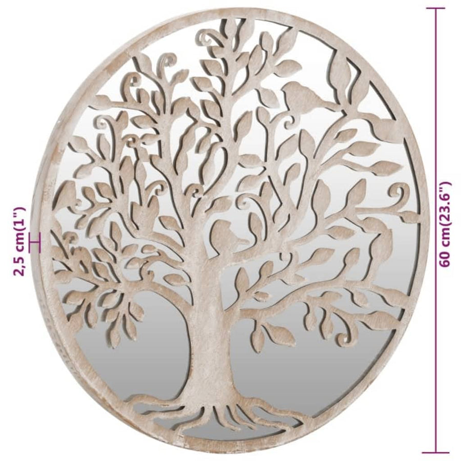 Spiegel Rond 60X2,5 Cm Ijzer Kleurig 60 x 2.5 cm