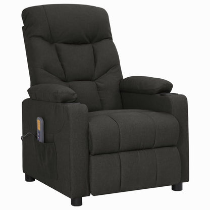 Sta-Op-Massagestoel Stof Zwart