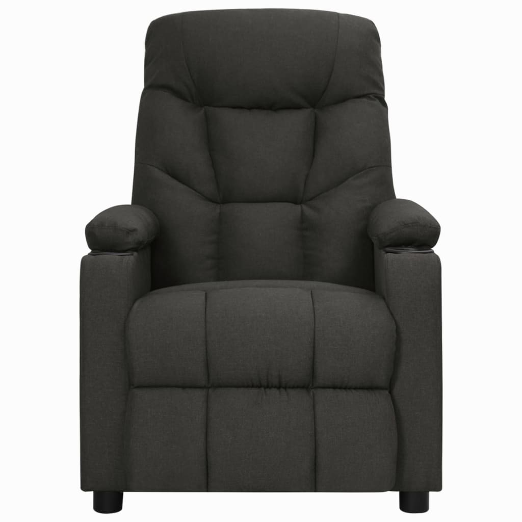 Sta-Op-Massagestoel Stof Zwart