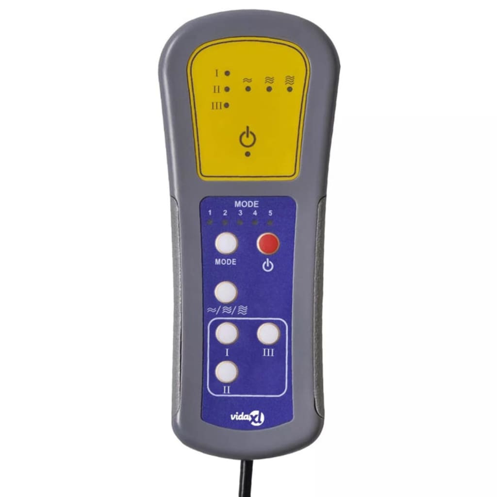 Sta-op-massagestoel stof crèmekleurig