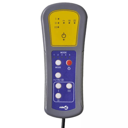 Sta-op-massagestoel stof crèmekleurig