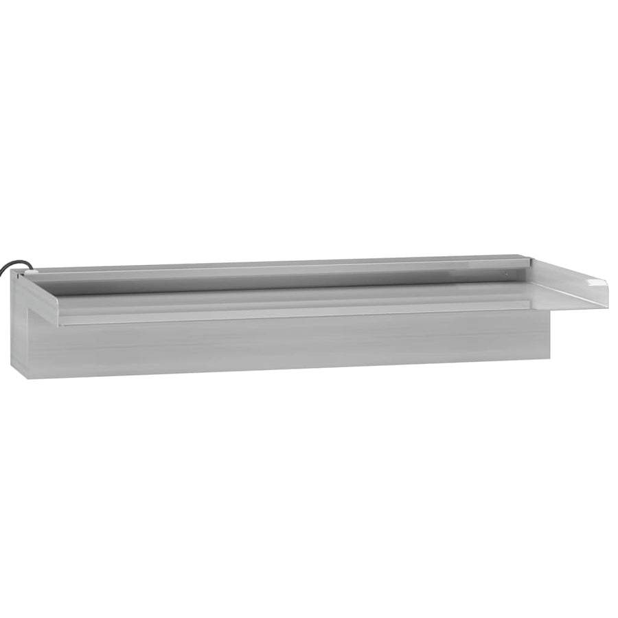 Watervaloverlaat Met Rgb Led's 45 Cm Roestvrij Staal 45 x 21 x 8 cm