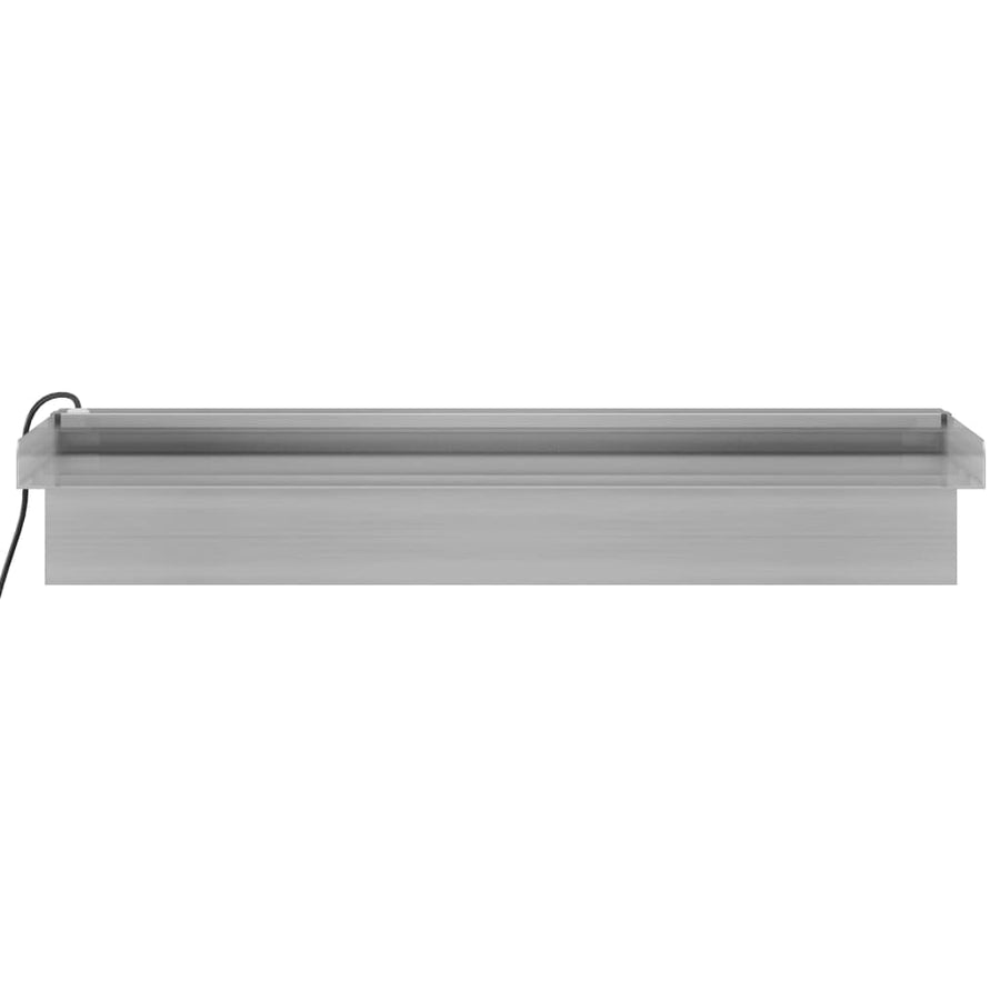 Watervaloverlaat Met Rgb Led's 45 Cm Roestvrij Staal 45 x 21 x 8 cm