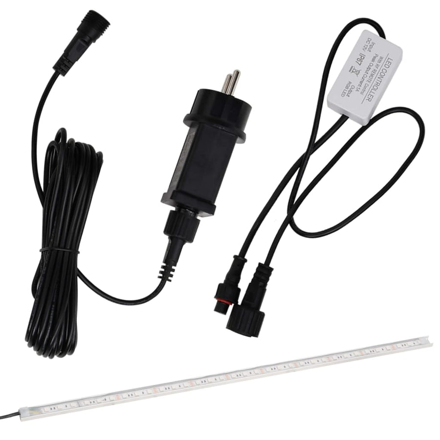 Watervaloverlaat Met Rgb Led's 45 Cm Roestvrij Staal 45 x 21 x 8 cm