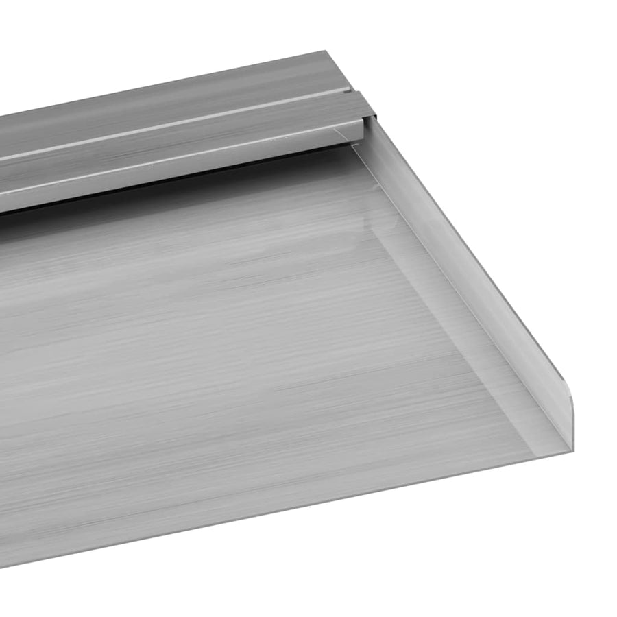 Watervaloverlaat Met Rgb Led's 60 Cm Roestvrij Staal 60 x 21 x 8 cm