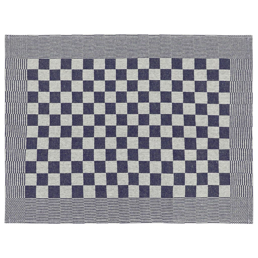 20-delige Keukendoekenset katoen blauw en wit Blauw en wit