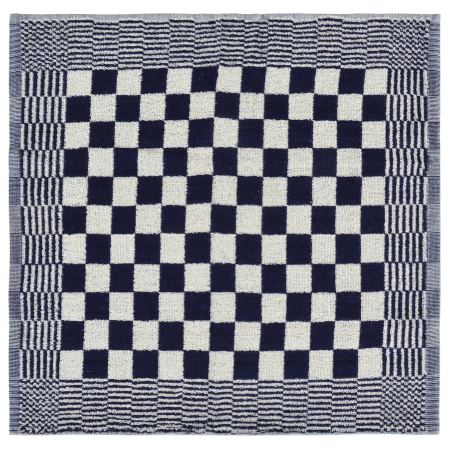 20-delige Keukendoekenset katoen blauw en wit Blauw en wit