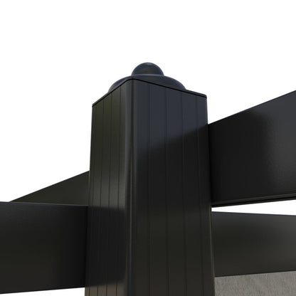 Tuinprieel Met Uittrekbaar Dak 3X3 M Kleurig 3 x 3 x 2.2 m Crème