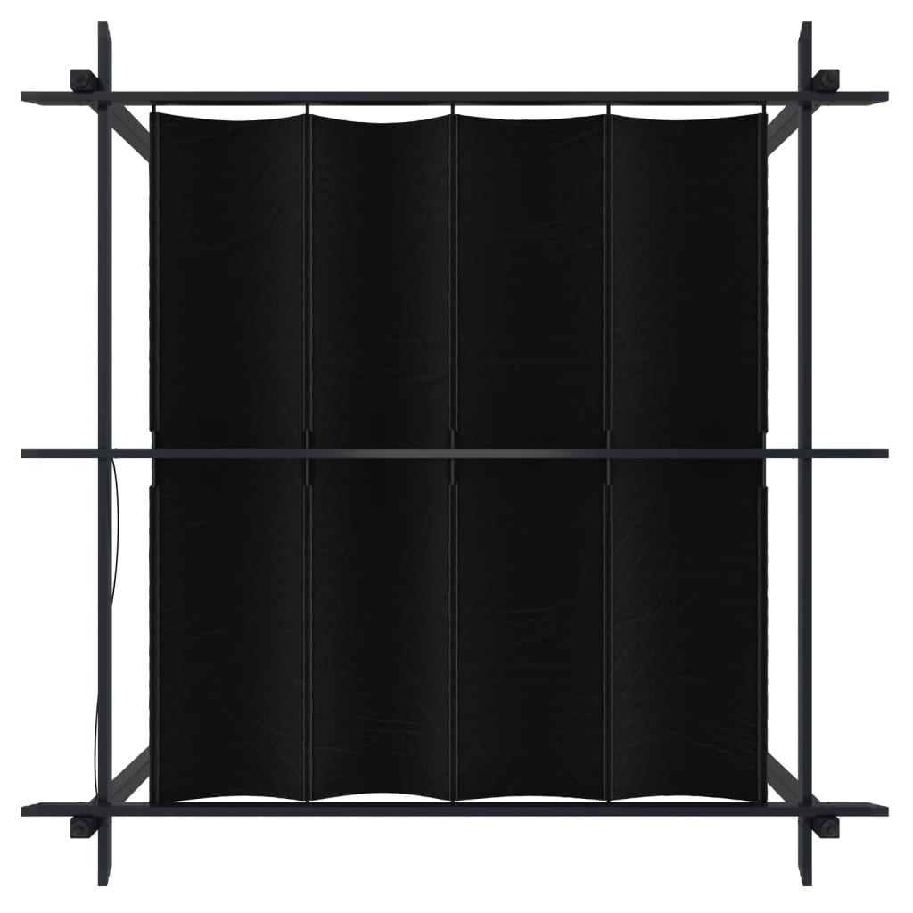 Tuinprieel Met Uittrekbaar Dak 3X3 M Kleurig 3 x 3 x 2.2 m Antraciet