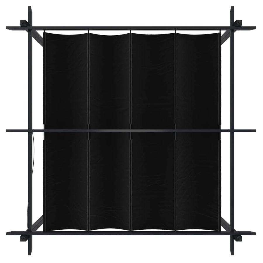Tuinprieel Met Uittrekbaar Dak 3X3 M Kleurig 3 x 3 x 2.2 m Antraciet